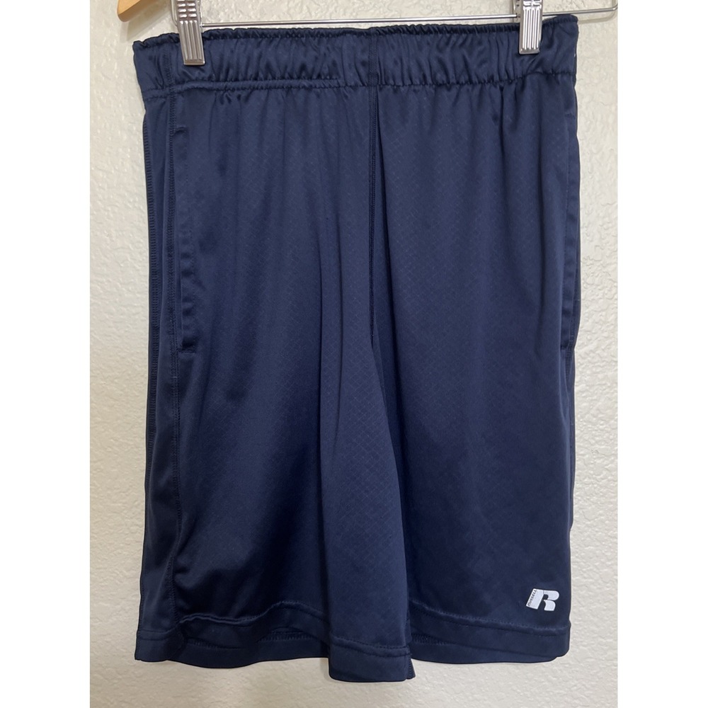 Russel Athletic Training‎ Fit Shorts Mens Sz S , Small Blue Dri-Power (360)